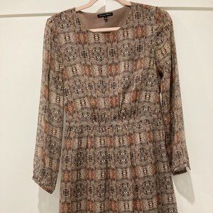 Madewell silk patterned dress